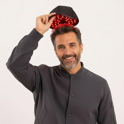AuraCell GrowCap Red Light Hair Growth Cap – 660nm & 850nm Near-Infrared for Thinning Hair