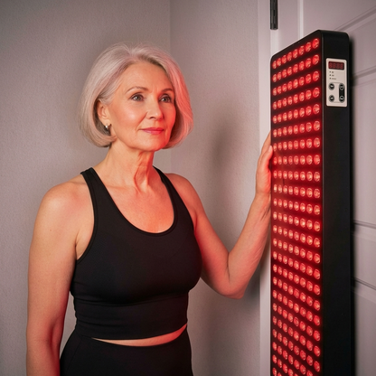 AuraCell Red Light Therapy Body Panel with 660nm & 850nm Near-Infrared – Full Back Pain Relief & Skin Tightening