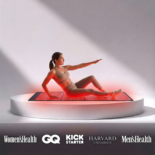 AuraCell RecoveryMat Red Light Therapy Mat – 660nm & 850nm Near-Infrared for Pain Relief & Skin Rejuvenation