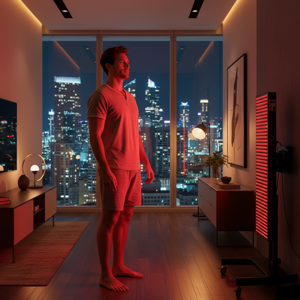 AuraCell Red Light Therapy Body Panel with 660nm & 850nm Near-Infrared – Full Back Pain Relief & Skin Tightening