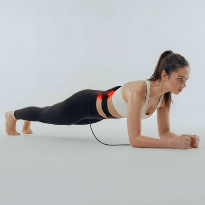 AuraCell Red Light Therapy Waist Belt with 660nm & 880nm Near-Infrared – Back Pain Relief & Body Toning