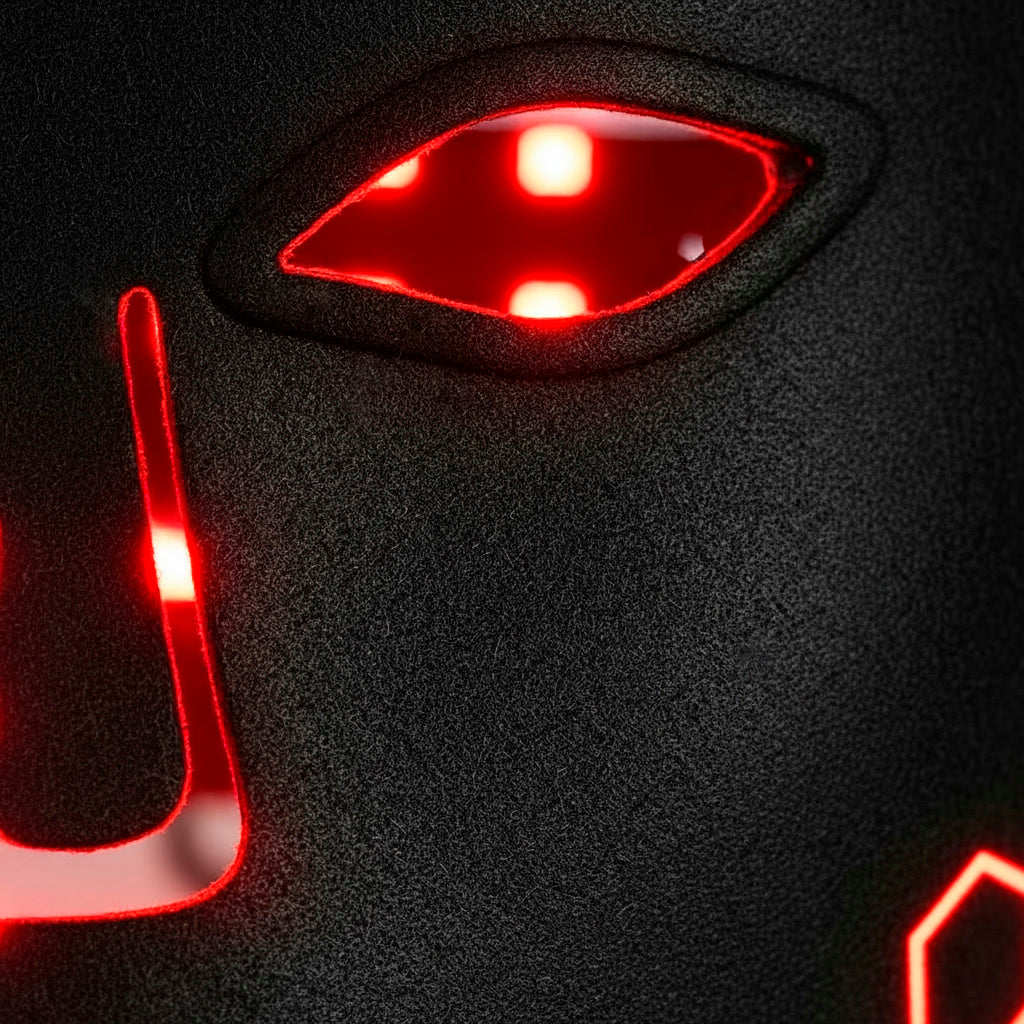 AuraCell Professional Dual-Spectrum LED Facial Mask - At-Home Light Therapy for Anti-Aging & Skin Repair