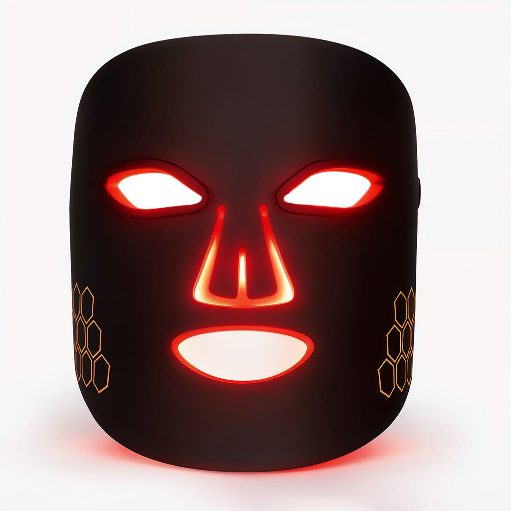 AuraCell Professional Dual-Spectrum LED Facial Mask - At-Home Light Therapy for Anti-Aging & Skin Repair