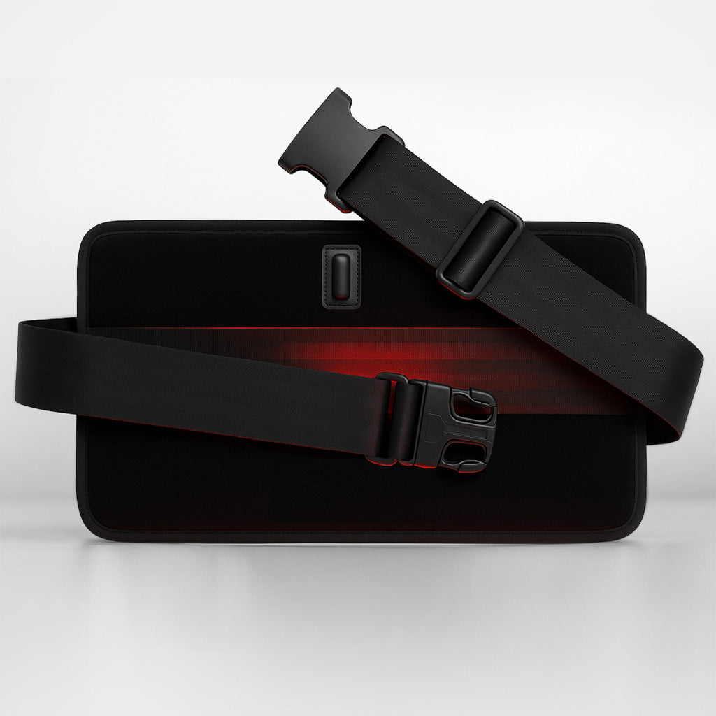 AuraCell Red Light Therapy Waist Belt with 660nm & 880nm Near-Infrared – Back Pain Relief & Body Toning