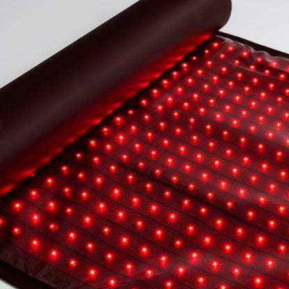 AuraCell RecoveryMat Red Light Therapy Mat – 660nm & 850nm Near-Infrared for Pain Relief & Skin Rejuvenation