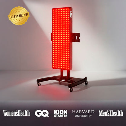 AuraCell Red Light Therapy Body Panel with 660nm & 850nm Near-Infrared – Full Back Pain Relief & Skin Tightening