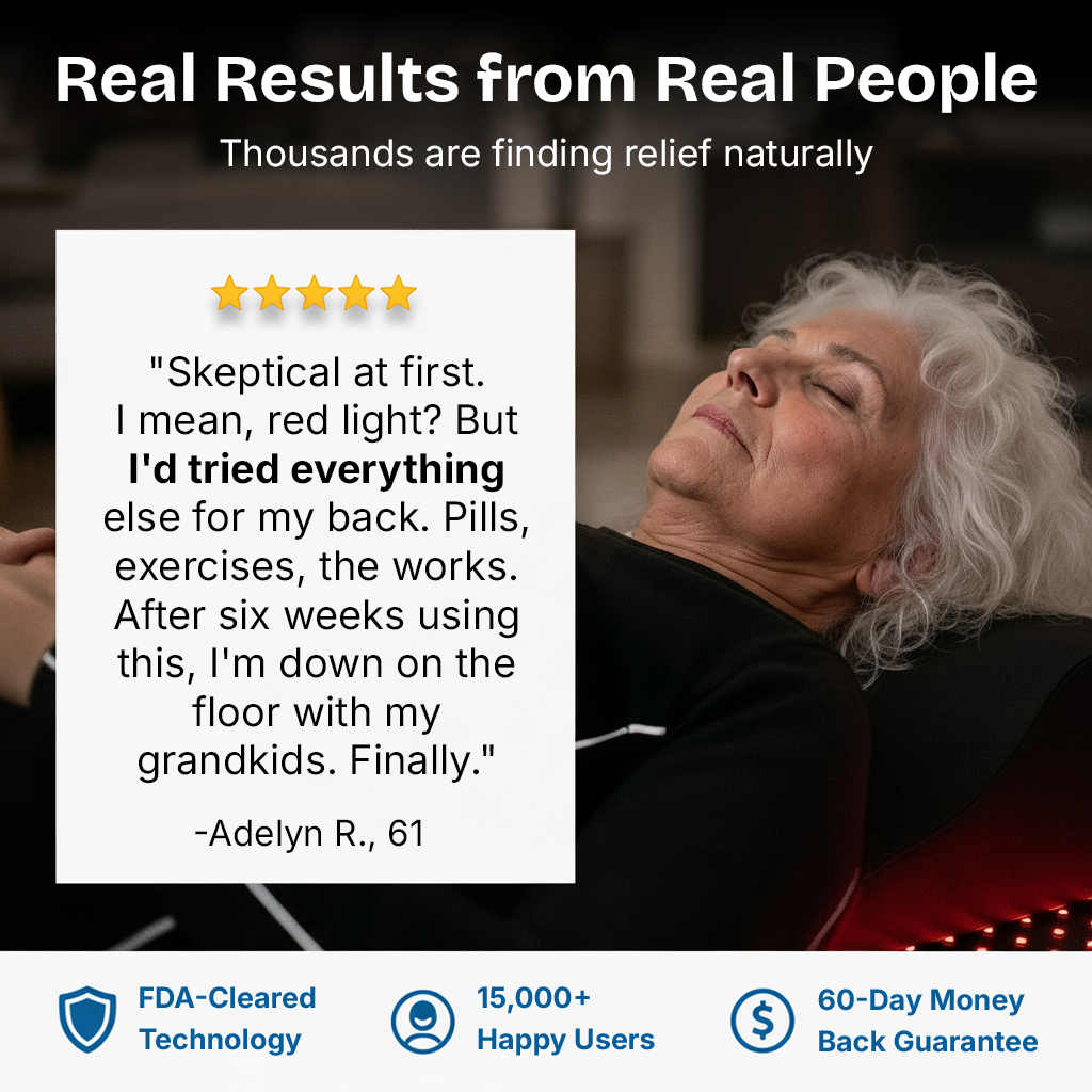 AuraCell RecoveryMat Red Light Therapy Mat – 660nm & 850nm Near-Infrared for Pain Relief & Skin Rejuvenation