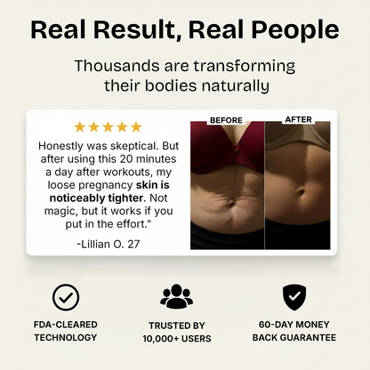 AuraCell Red Light Therapy Waist Belt with 660nm & 880nm Near-Infrared – Back Pain Relief & Body Toning