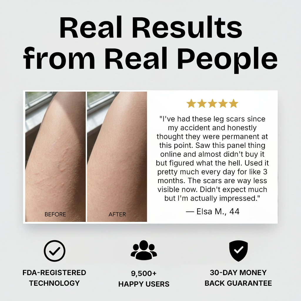 AuraCell Red Light Therapy Body Panel with 660nm & 850nm Near-Infrared – Full Back Pain Relief & Skin Tightening