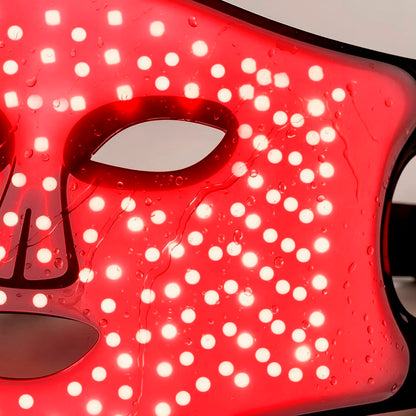 AuraCell Professional Dual-Spectrum LED Facial Mask - At-Home Light Therapy for Anti-Aging & Skin Repair