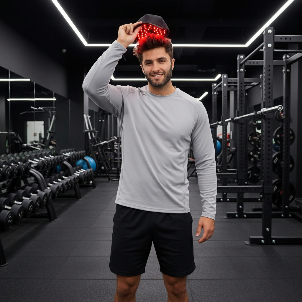 AuraCell GrowCap Red Light Hair Growth Cap – 660nm & 850nm Near-Infrared for Thinning Hair